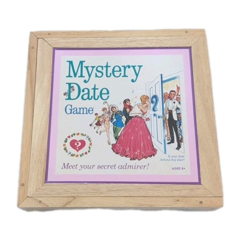 Mystery Date Nostalgia Game Series Parker Brothers 2016 Wooden Box - Unplayed